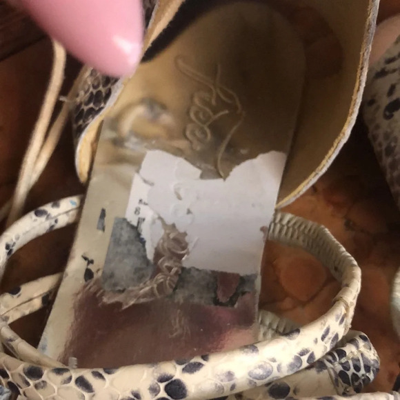 Free People Juliette snake gladiator sandals New 9 - Picture 7 of 11